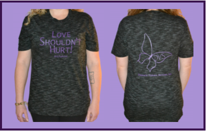 T-Shirt - Love Shouldn't Hurt #DVAM 2021 - Large